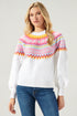 Turkish Delight Fair Isle Pastel Sweater